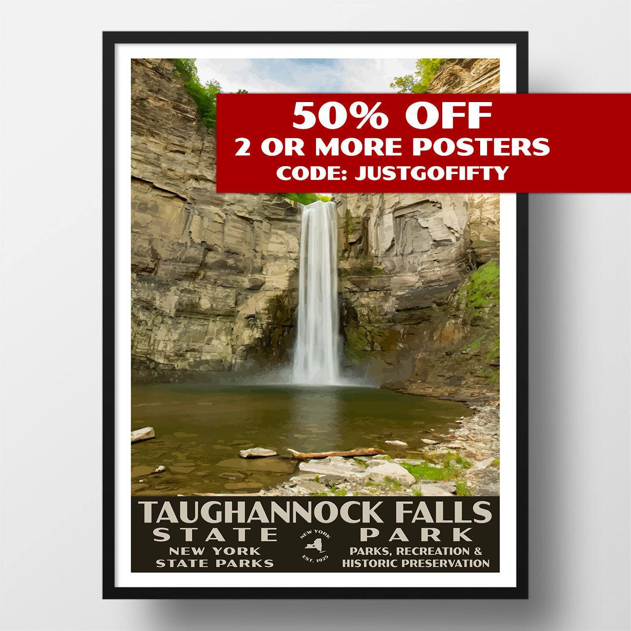 Taughannock Falls State Park Poster