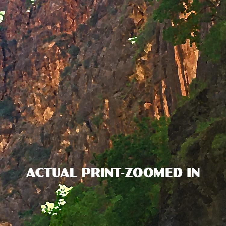 Zion National Park Poster-The Narrows (Personalized)