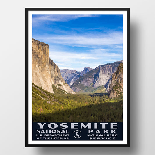 Yosemite National Park Poster Tunnel View