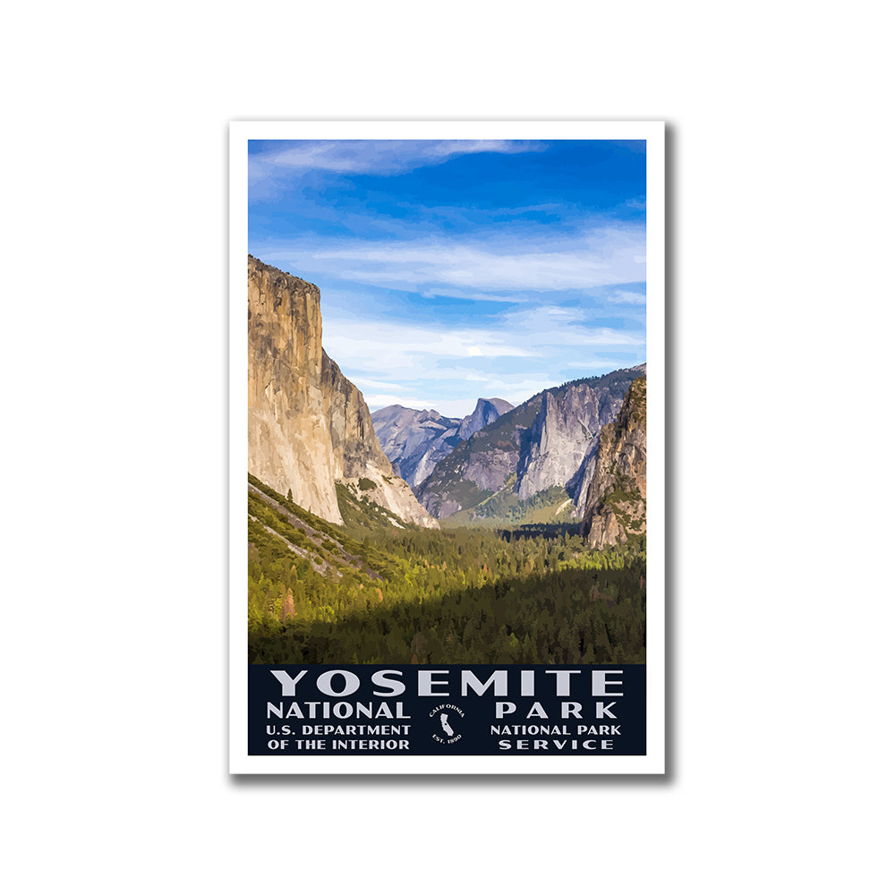 Yosemite National Park Poster Tunnel View