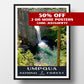 Umpqua National Forest Poster - WPA (Toketee Falls) - OPF