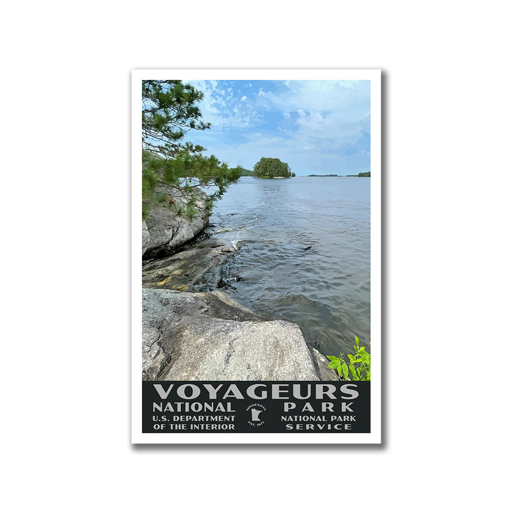 Voyageurs National Park Poster-WPA (Ash River)