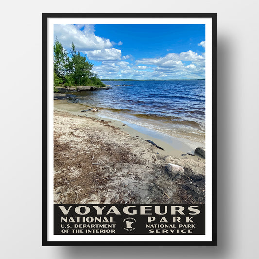 Voyageurs National Park Poster-WPA (Marion Bay)