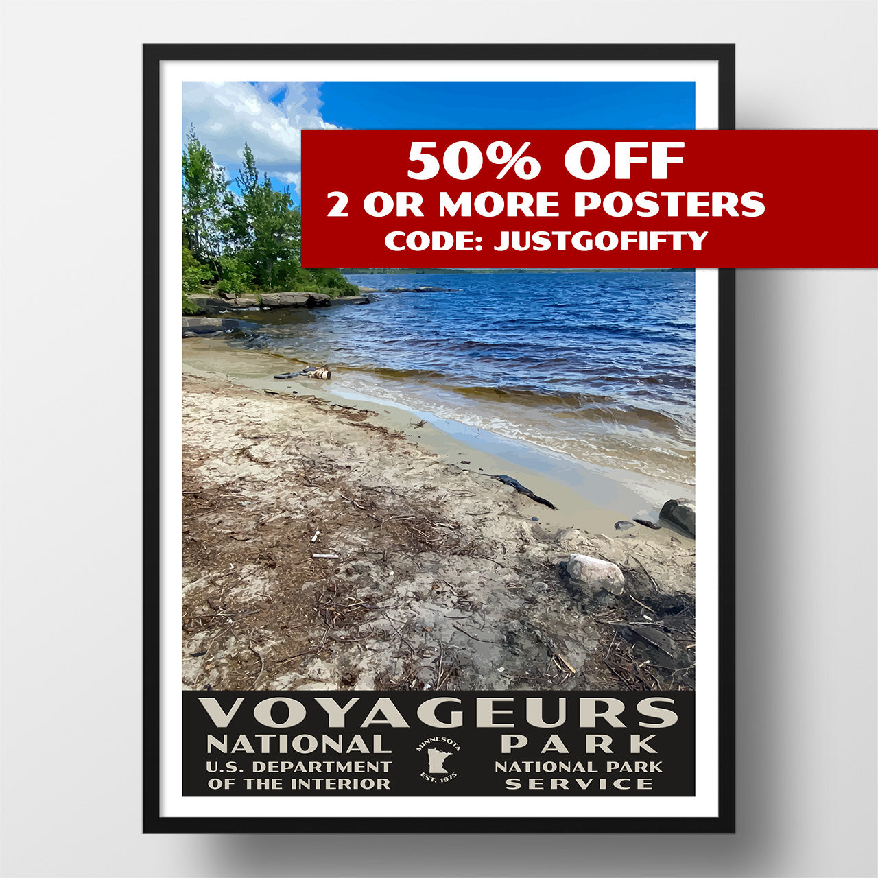 Voyageurs National Park poster