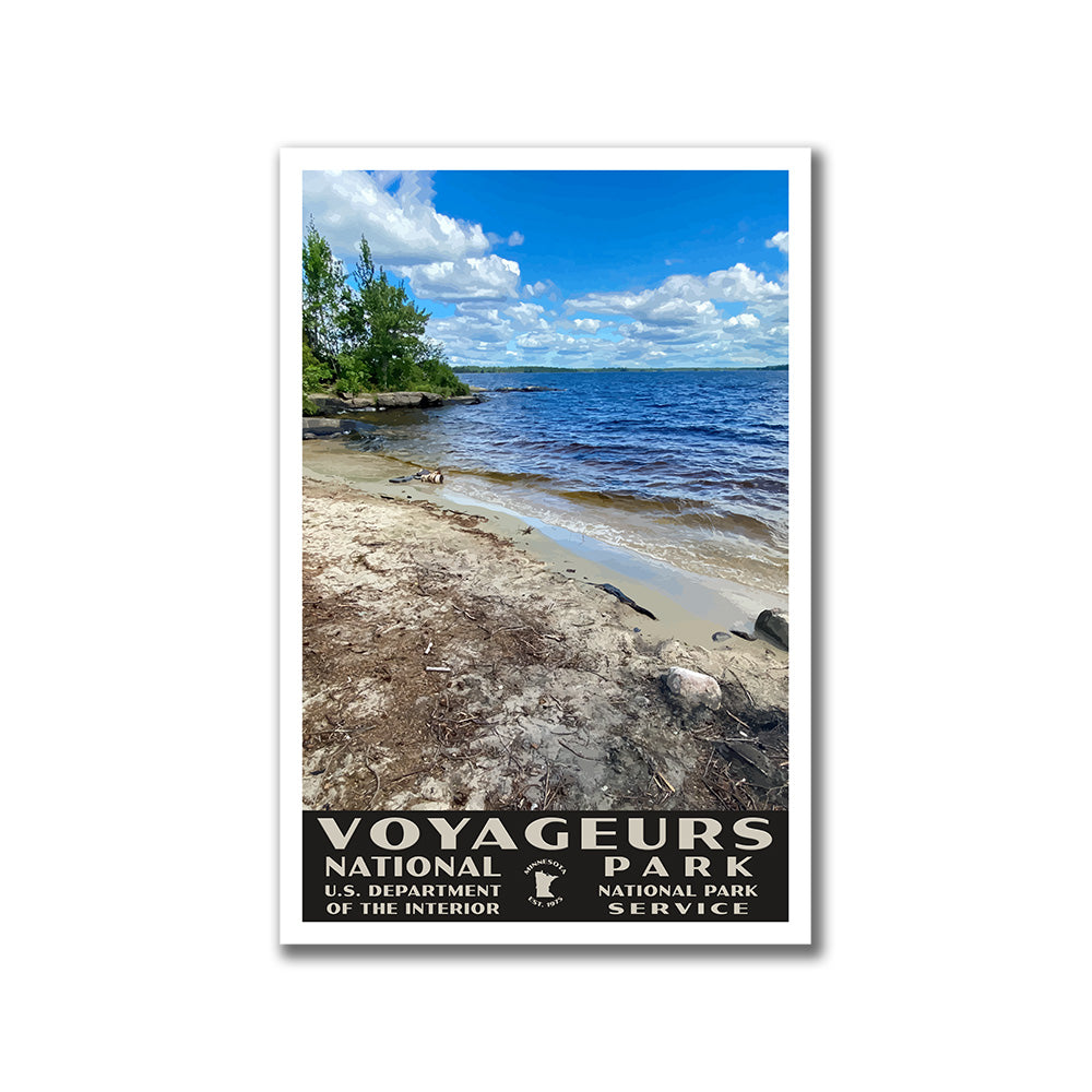 Voyageurs National Park Poster-WPA (Marion Bay)
