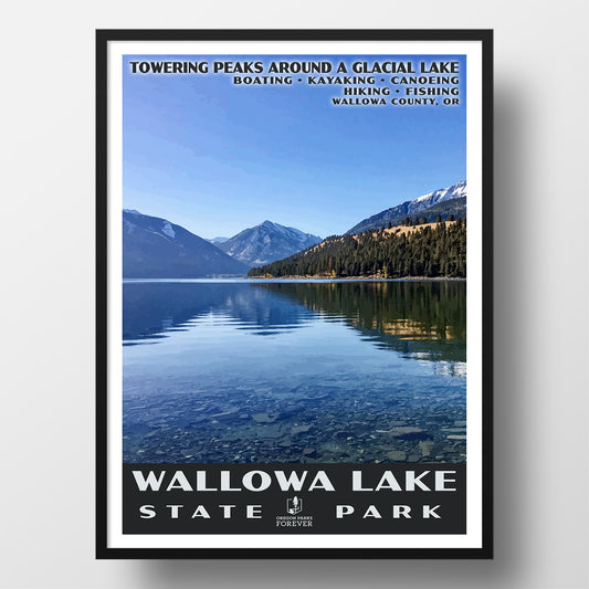 Wallowa Lake State Park Poster - WPA (Wallowa Lake) - OPF