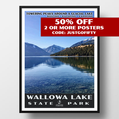 Wallowa Lake State Park Poster - WPA (Wallowa Lake) - OPF