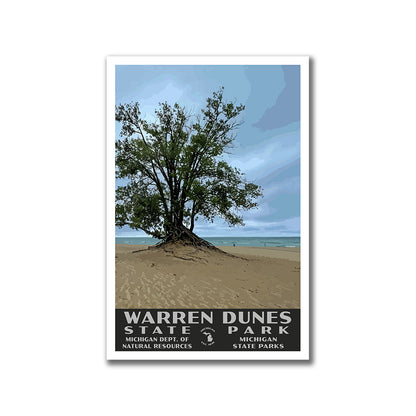 Warren Dunes State Park Poster-WPA