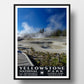 Yellowstone National Park Poster, West Thumb Geyser Basin (WPA Style)