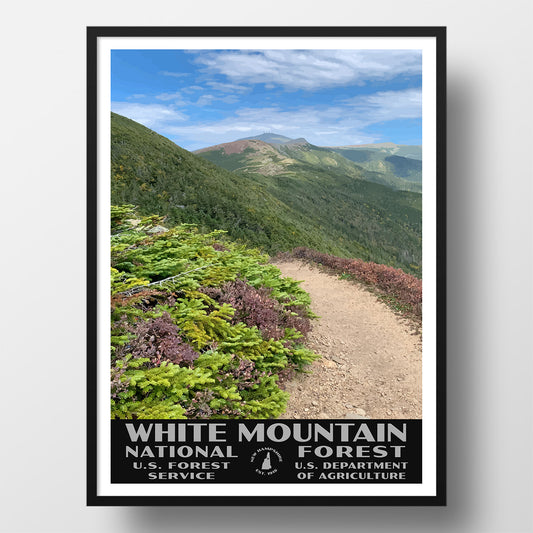 White Mountain National Forest Poster - WPA (View from Mount Eisenhower)