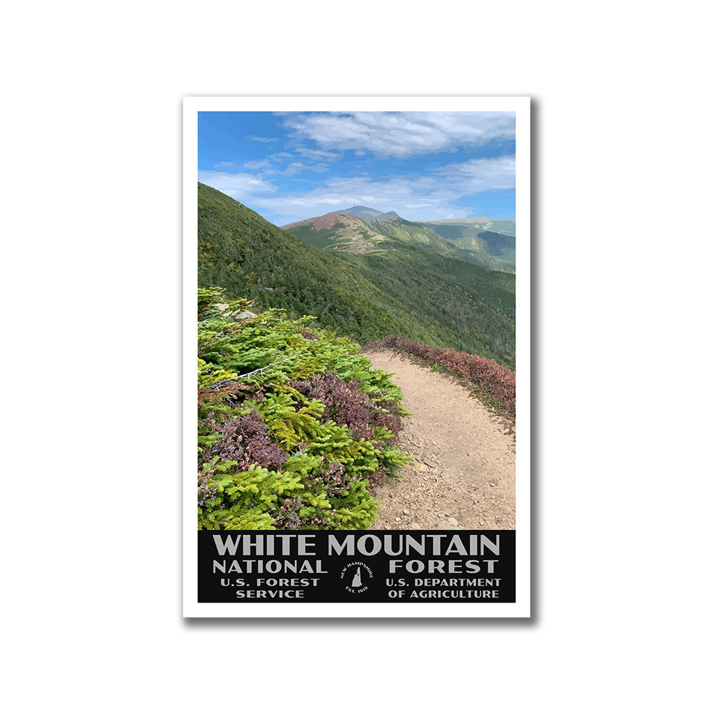 White Mountain National Forest Poster - WPA (View from Mount Eisenhower)