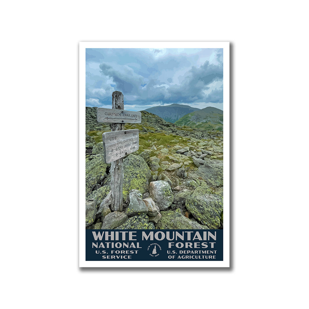 White Mountain National Forest Poster - WPA (View from Mount Jefferson)