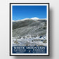 White Mountain National Forest Poster - WPA (Winter View from Mount Pierce)
