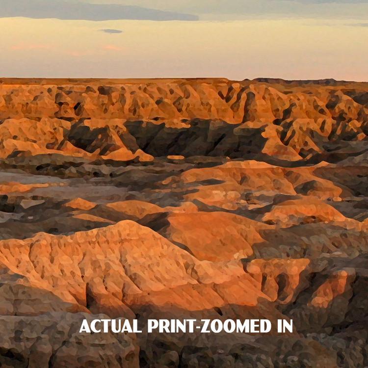 Badlands National Park Poster-White River Valley