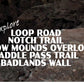 Badlands National Park Poster-White River Valley