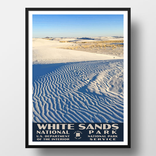 White Sands National Park Poster WPA