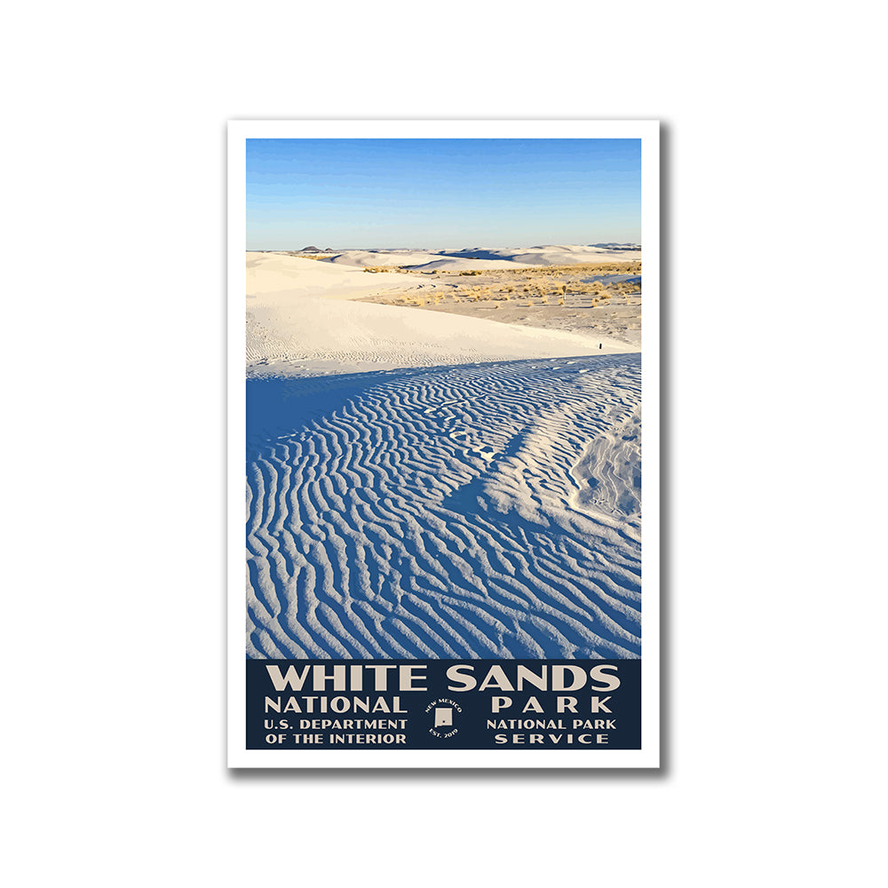 White Sands National Park Poster WPA