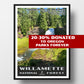 Willamette National Forest poster
