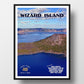 Crater Lake National Park Poster-Wizard Island (Personalized)