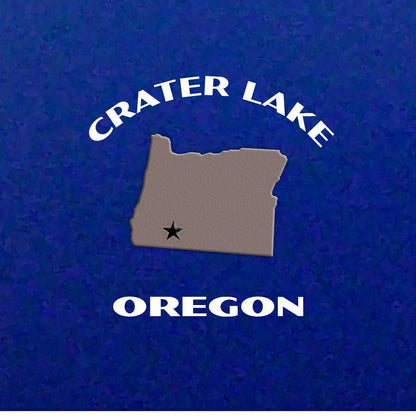 Crater Lake National Park Poster-Wizard Island