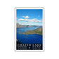 Crater Lake National Park Poster WPA style