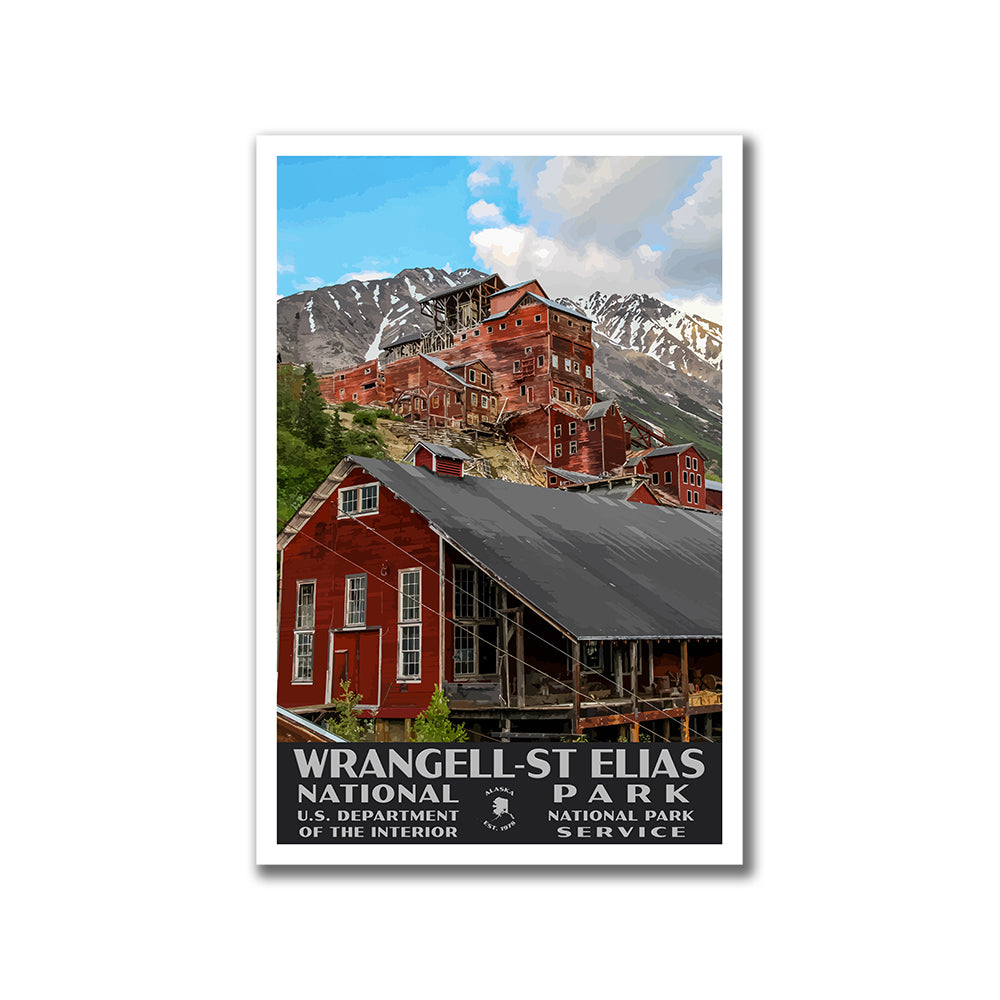 Wrangell St Elias National Park Poster
