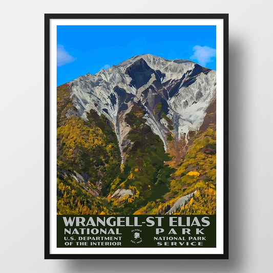 Wrangell St Elias National Park Poster