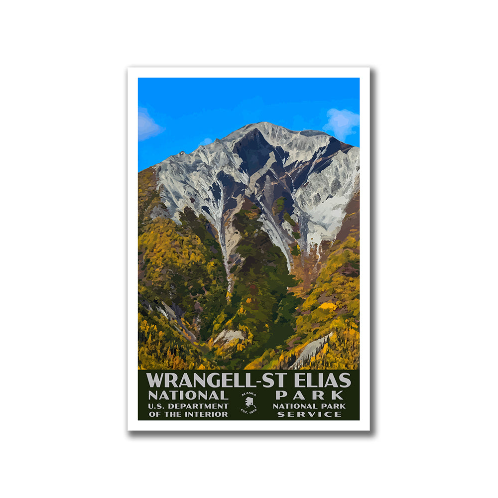 Wrangell St Elias National Park Poster