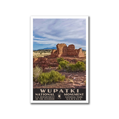 Wupatki National Monument Poster-WPA (Lomaki Pueblo)