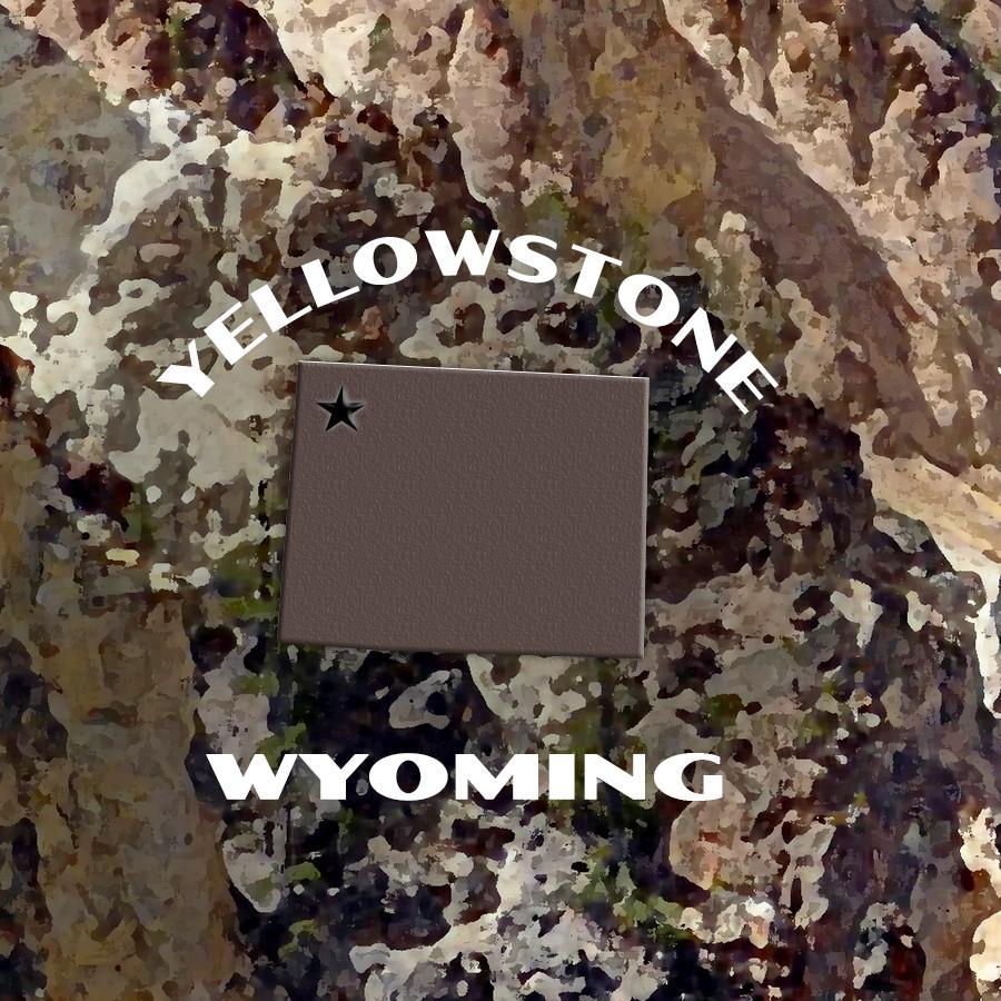 Yellowstone National Park Poster-Yellowstone Falls