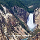 Yellowstone National Park Poster-Yellowstone Falls