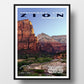 Zion National Park Poster-Zion (Personalized)