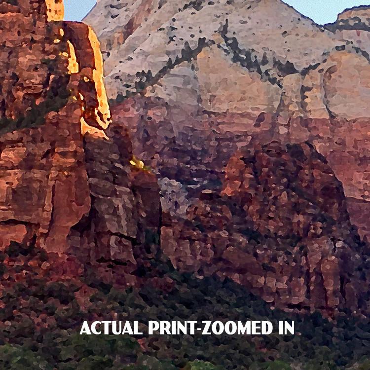 Zion National Park Poster-Zion Canyon