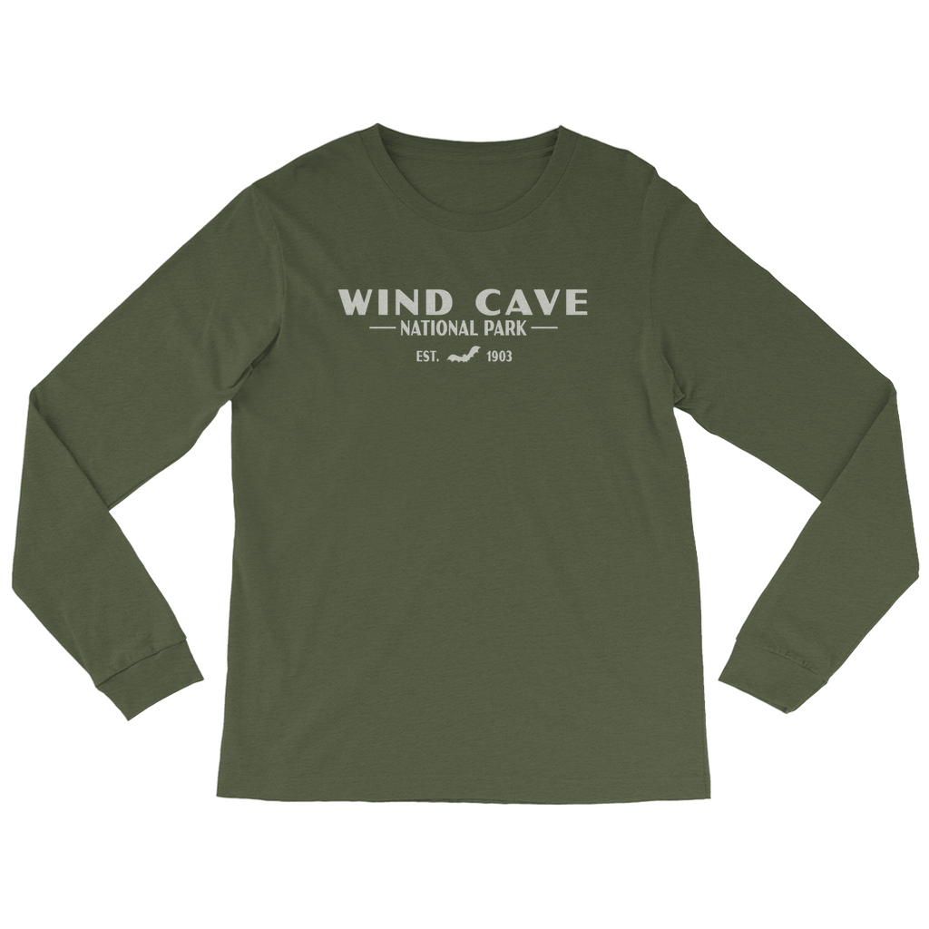 Wind Cave National Park Long Sleeve Shirt (Simplified)