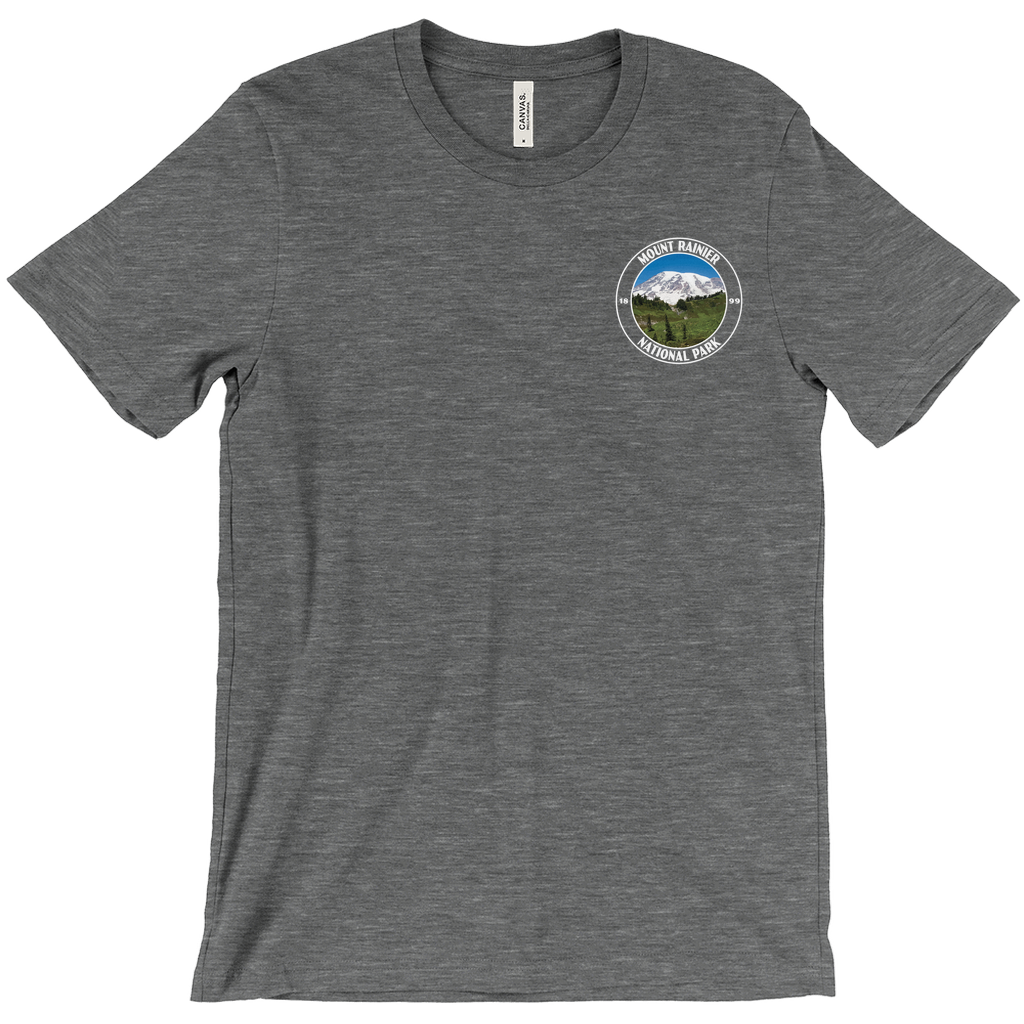Mount Rainier National Park Short Sleeve Shirt (Mount Rainier View)