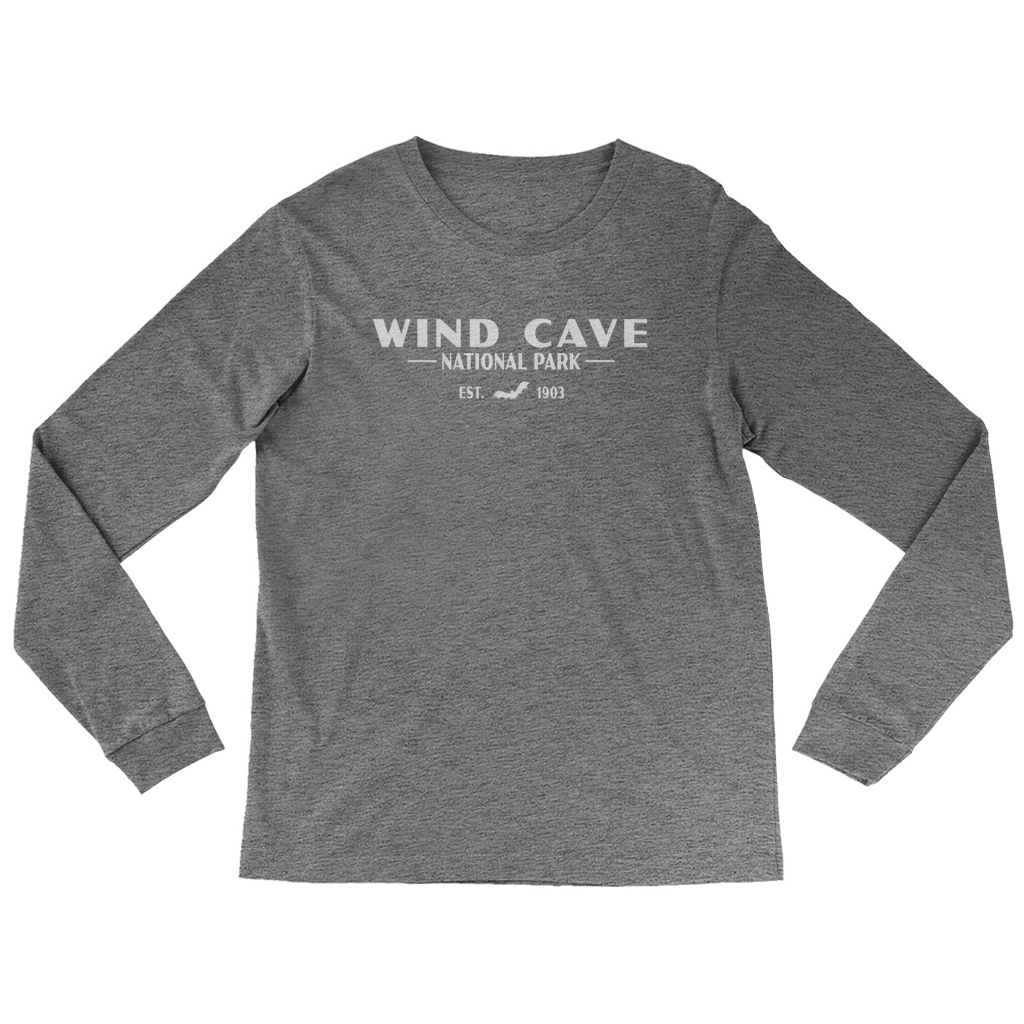 Wind Cave National Park Long Sleeve Shirt (Simplified)