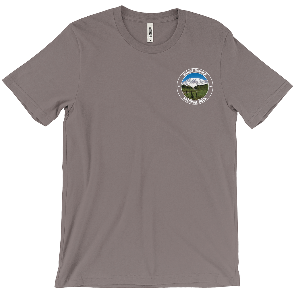 Mount Rainier National Park Short Sleeve Shirt (Mount Rainier View)