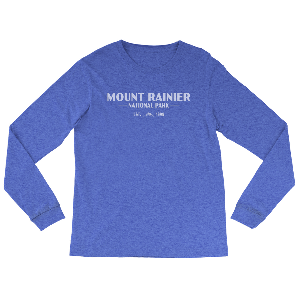 Mount Rainier National Park Long Sleeve Shirt (Simplified)
