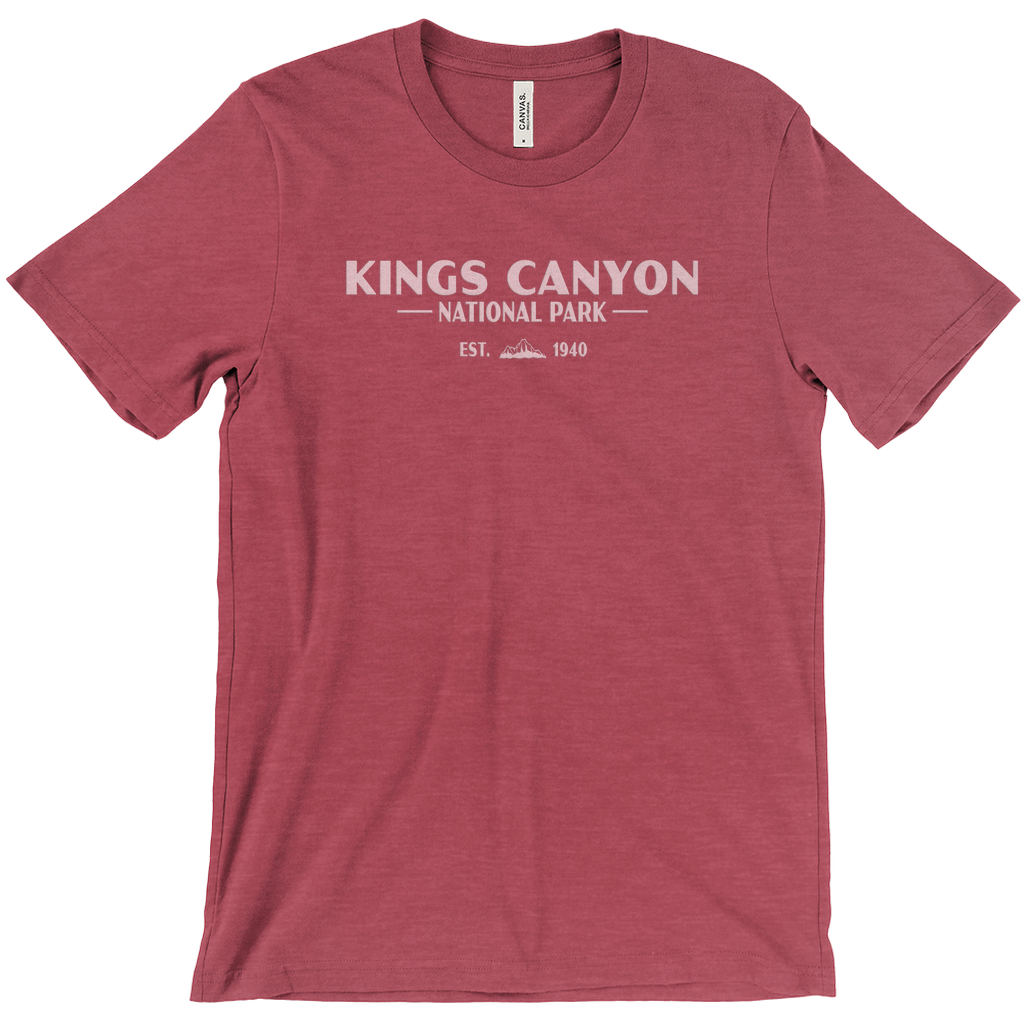 Kings Canyon National Park Short Sleeve Shirt (Simplified)