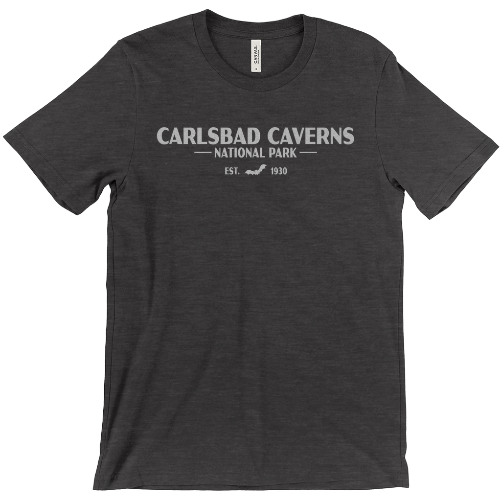 T-shirt Vintage Carlsbad Caverns – Homme – Taille L – Blanc – Coton – Occasion